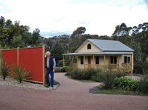 Les, the owner of Roosters Rest at the property
