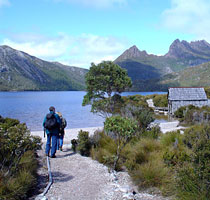 Dove Lake at Cradle Mountain National Park, Tasmania